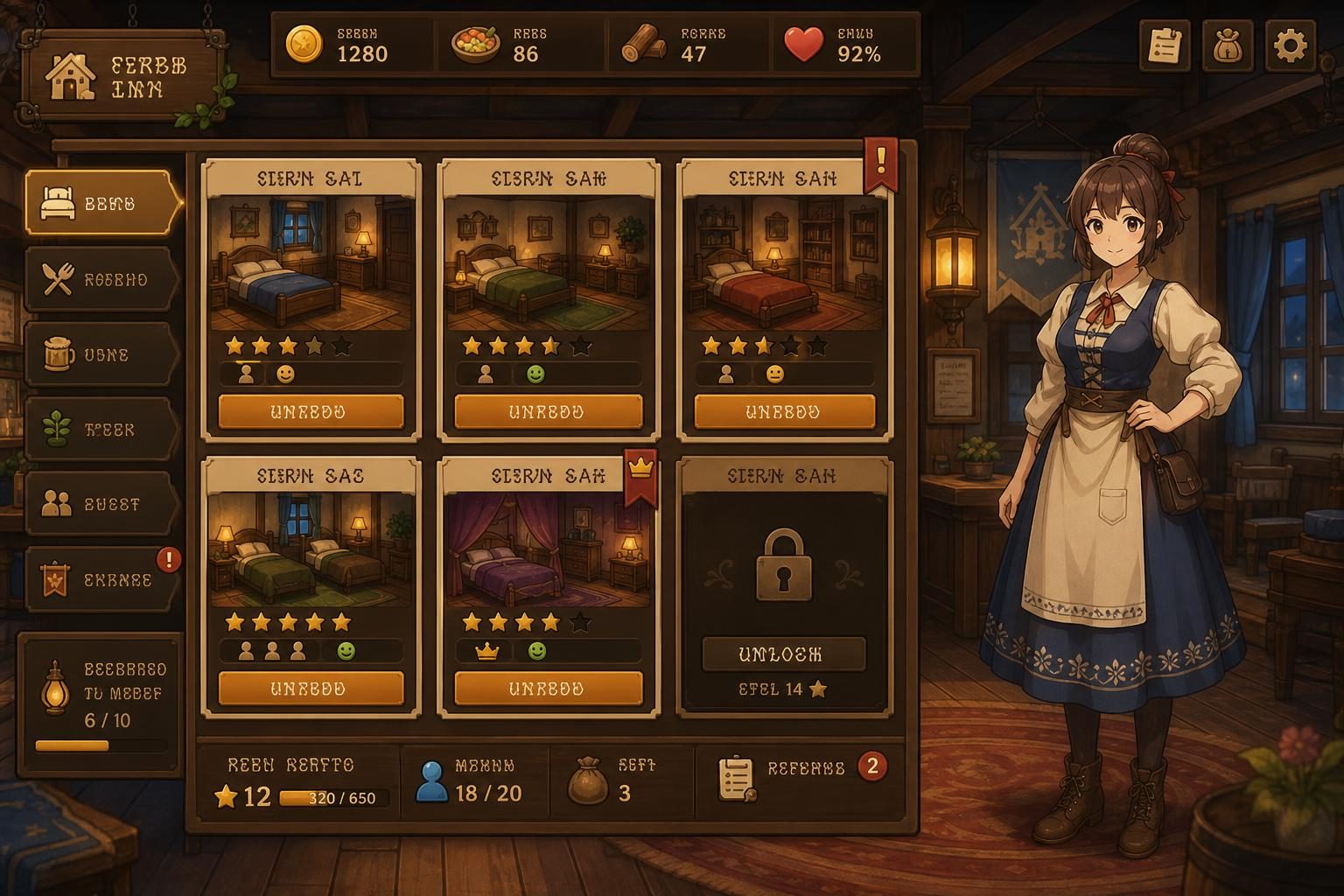 转生居酒屋 角色养成 展示图 1
